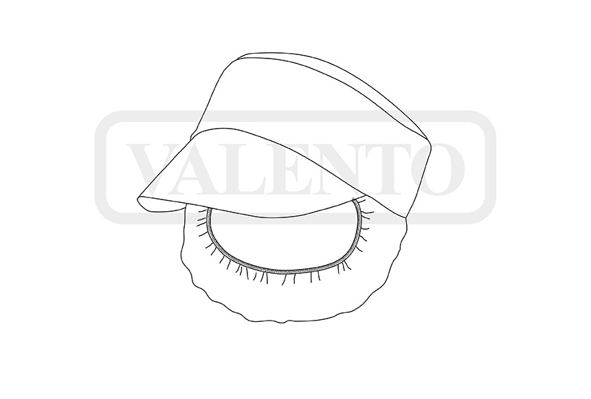 esquema Jednorazowa czapka FORK