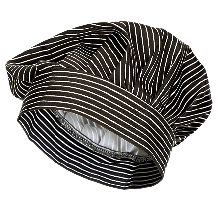 tenisowy prążek czarno-biały