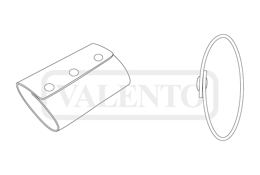 esquema Épaulette rigide TIMOTHY