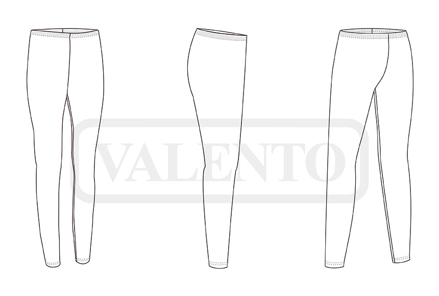 esquema Women shiny legging LARA