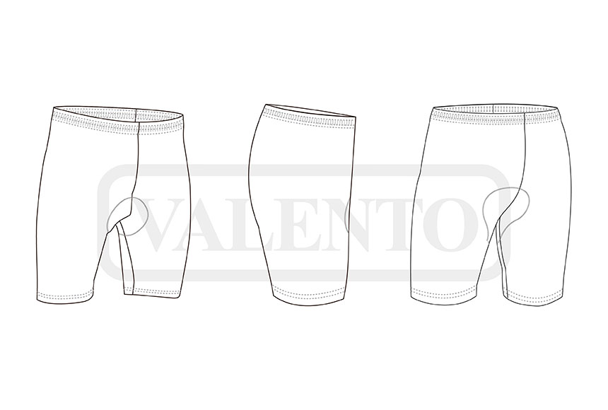 esquema Culote ciclismo HUEZ