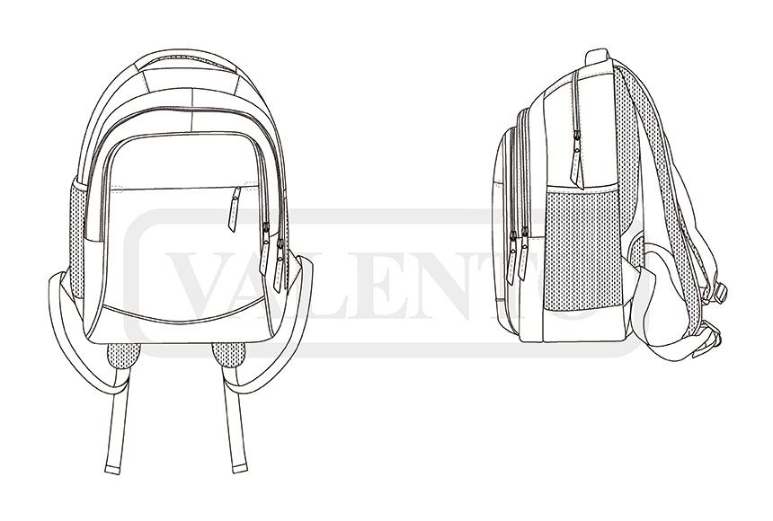 esquema Mochila CITICORT