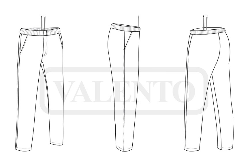 esquema Pantaloni de bucătărie SIRLOIN