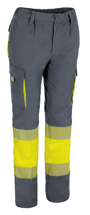 amarillo flúor-gris cemento