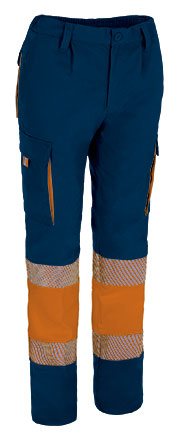 naranja flúor-azul marino orión