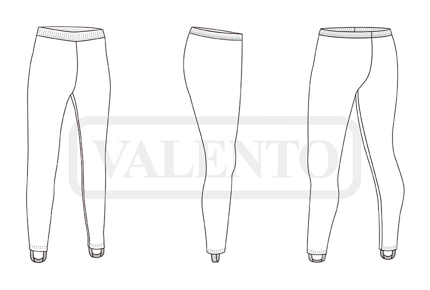 esquema Spodnie termiczne wewnętrzne ASTUN