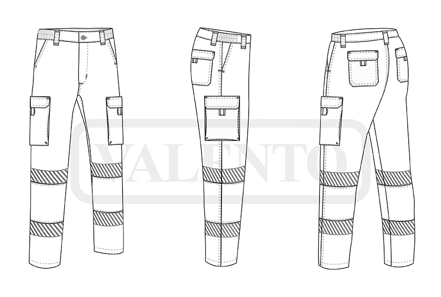 esquema Hi-Vis Trousers BRUCE