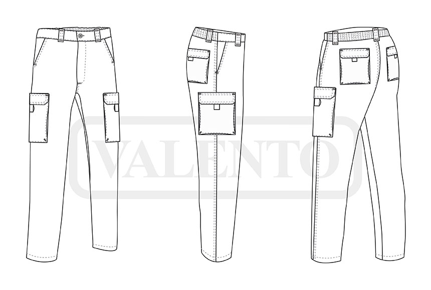 esquema Pantalón CHESTNUT