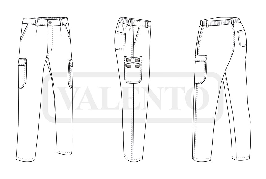 esquema Calças CHISPA