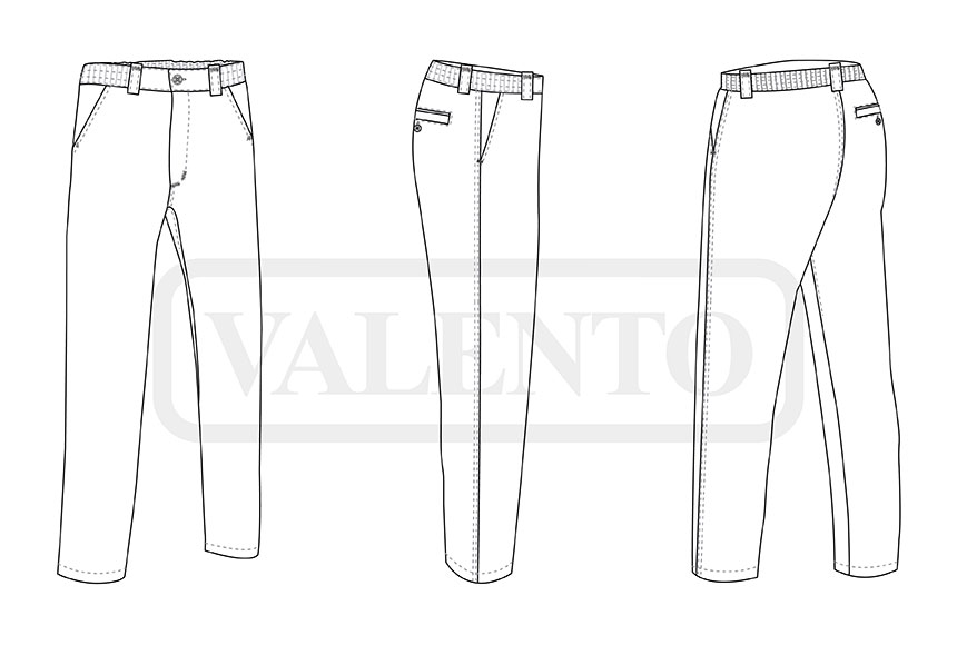 esquema Spodnie COSMO