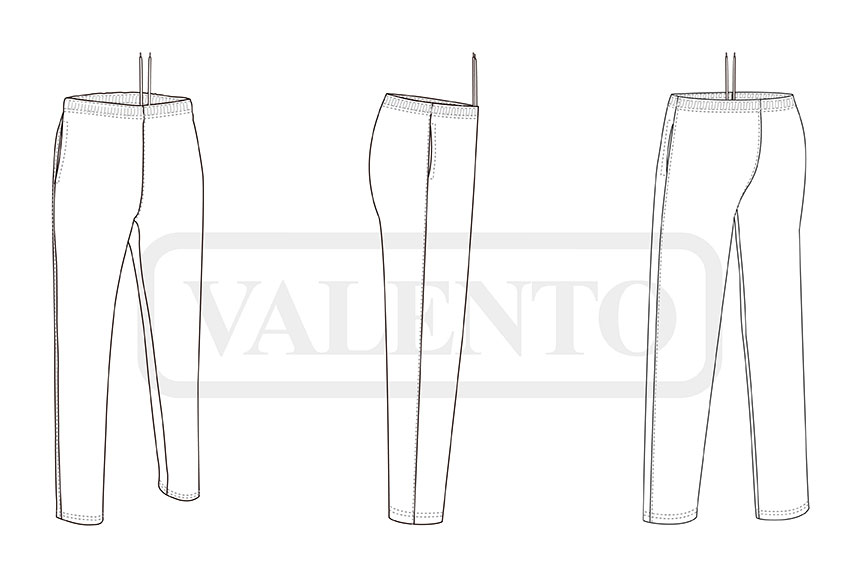 esquema Pantalone sportivo COURT