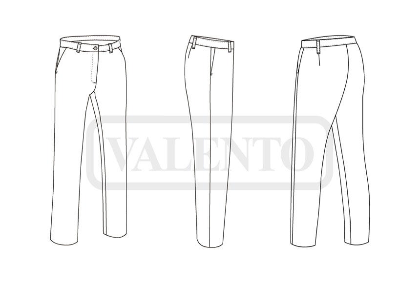 esquema Pantalone donna DIANA
