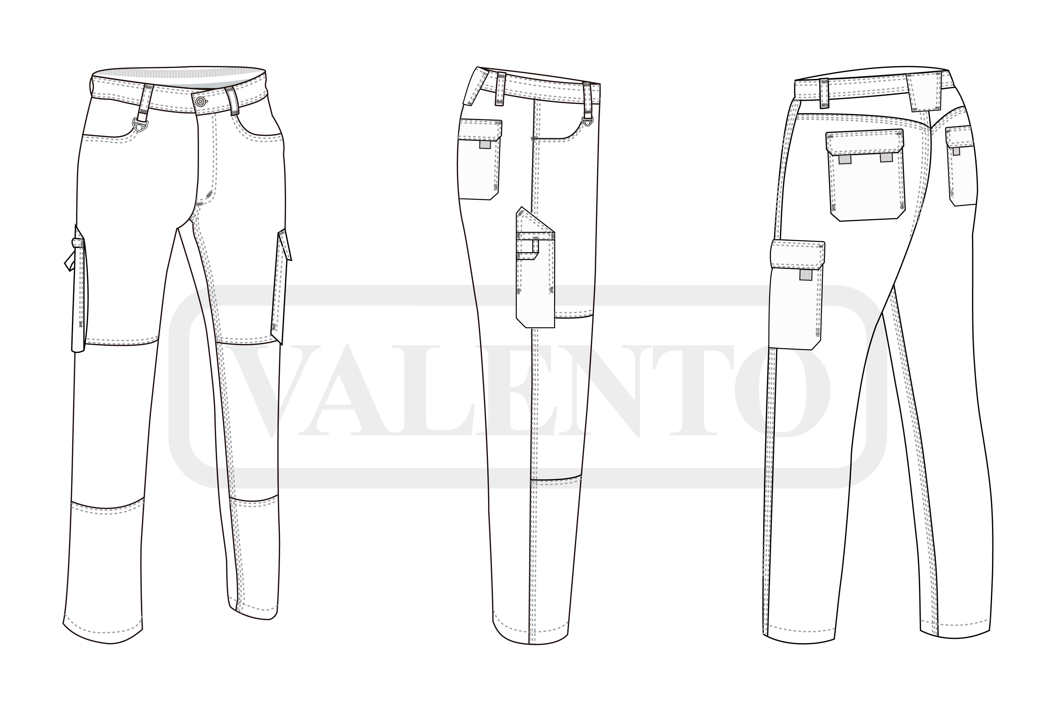 esquema Calças DYNAMITE