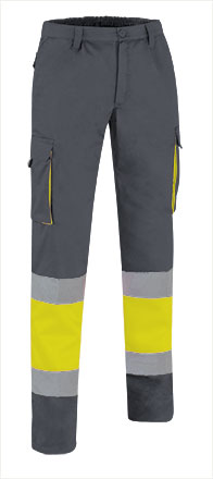 fluo yellow-charcoal grey