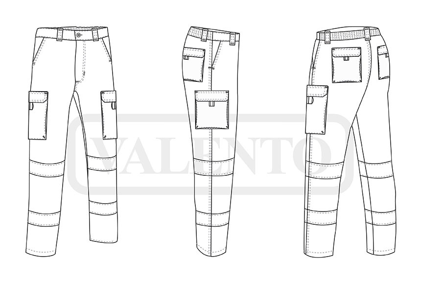 esquema Pantalone A.V. FACTORY