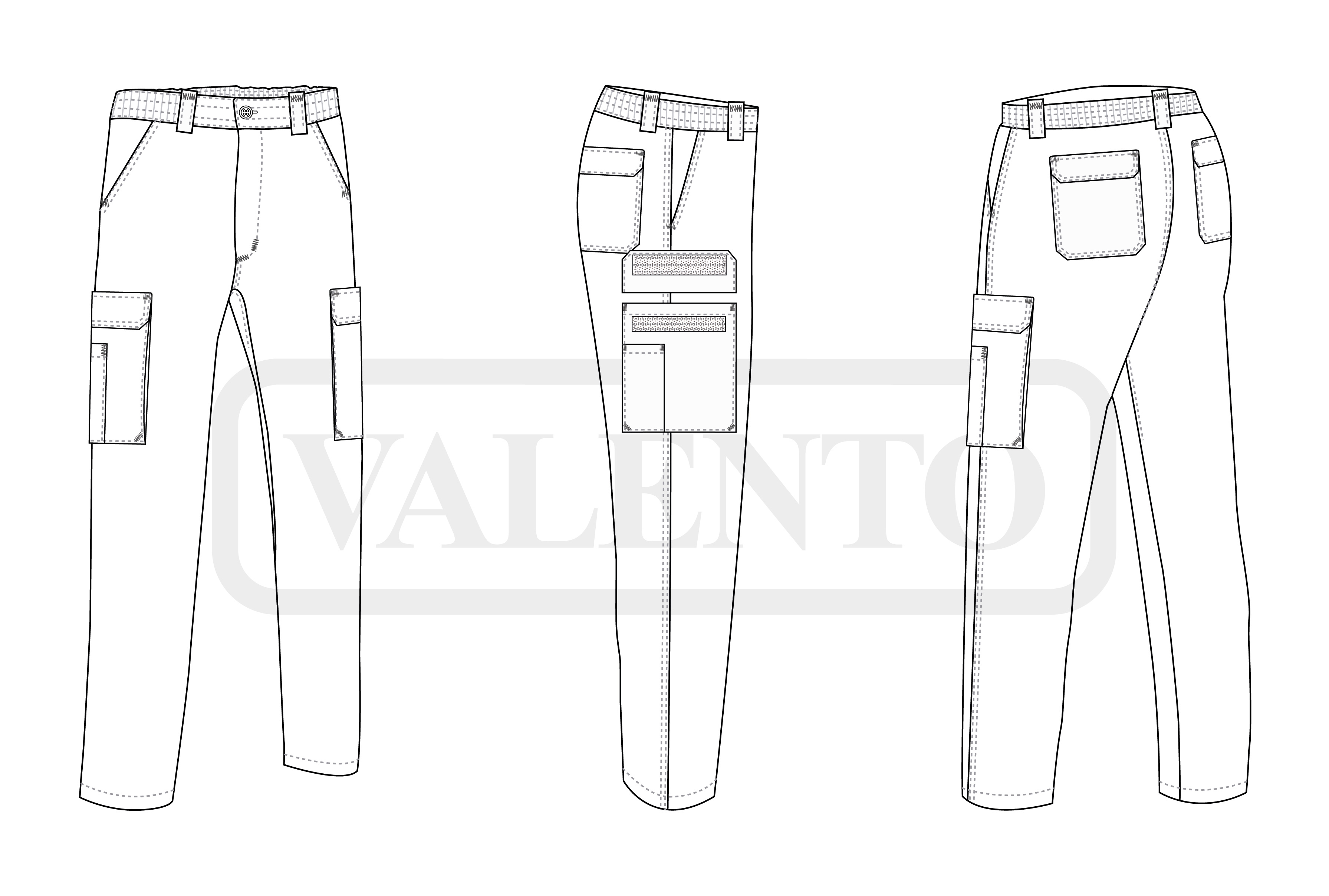 esquema Pantaloni FORCE