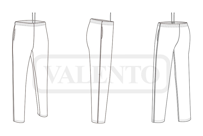 esquema Pantalón deportivo GAME