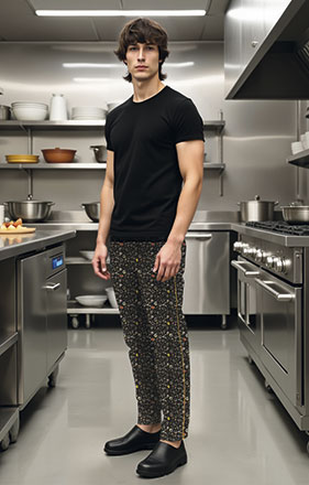 Pantalón de cocina