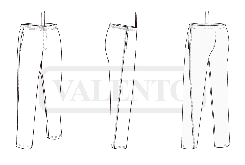 esquema Pantalón deportivo KARMA