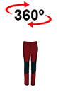 vista 360<sup>0</sup> Spodnie trekkingowe MERIDIUM