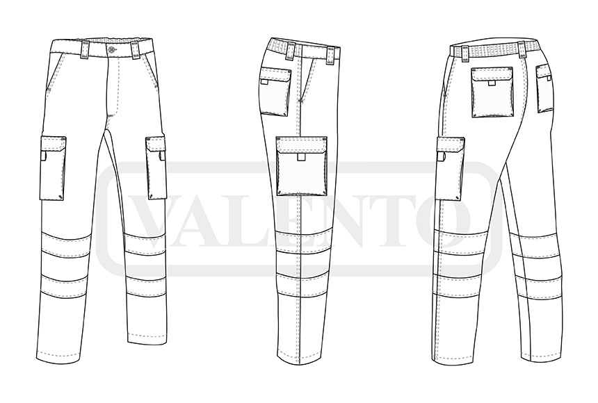 esquema Pantaloni MISSOURI