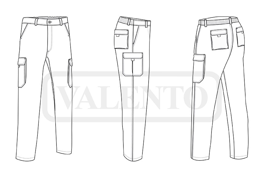 esquema Pantalón MONTERREY