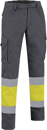 amarillo flúor-gris carbón