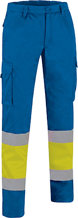 jaune fluo-bleu royal