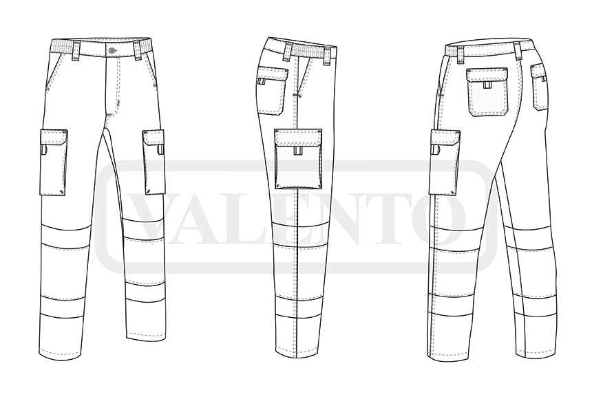 esquema Hi-Vis Trousers MYRLAND