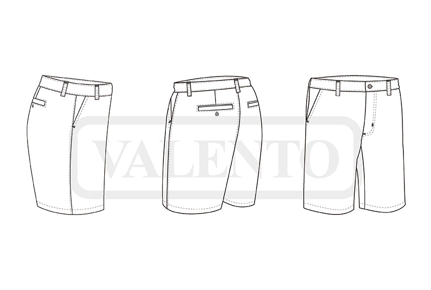 esquema Chino Bermuda Shorts NAPOLES