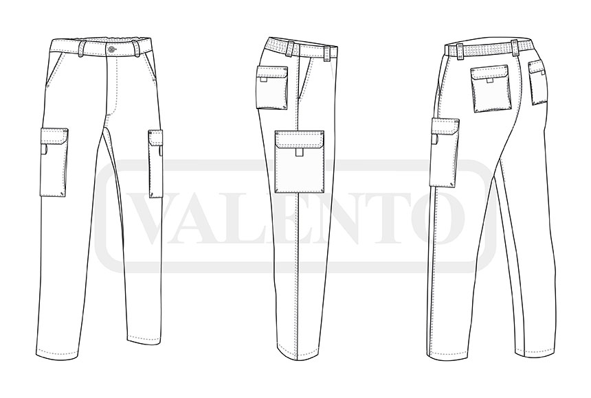 esquema Pantalon NEBRASKA