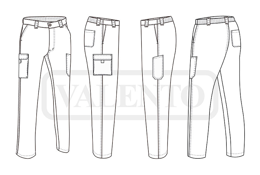 esquema Spodnie ORION