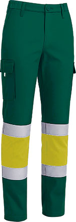 fluo yellow-green bottle