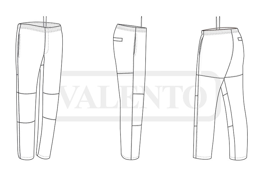 esquema Spodnie trekkingowe HILL