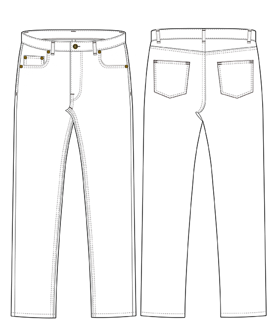 esquema Jeans TRISTAN