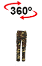 vista 360<sup>0</sup> Spodnie odpinane WOODMAN