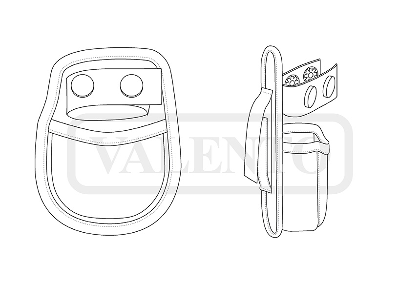 esquema futerał na kajdanki THAISS