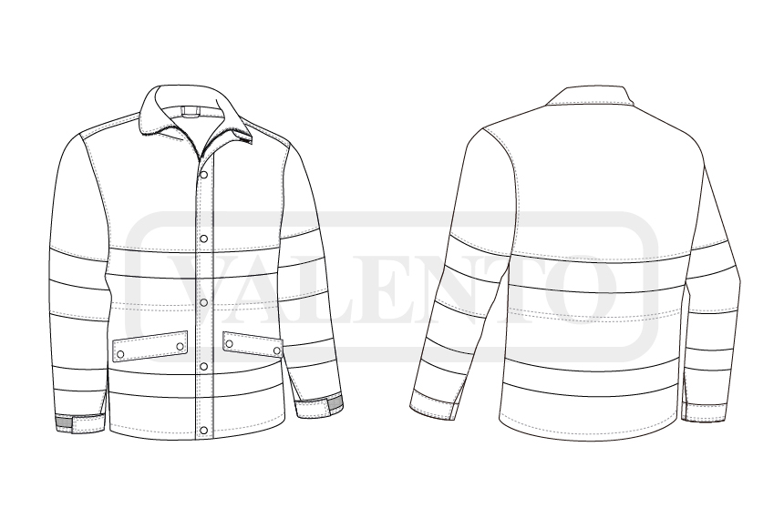 esquema Parka 2 en 1 MURRAY