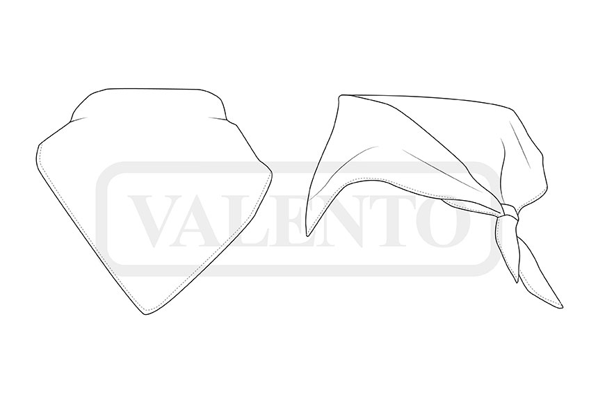 esquema Eșarfă pătrată FIESTA