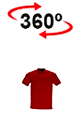vista 360<sup>0</sup> Polo desporto M/Curta LAMPA