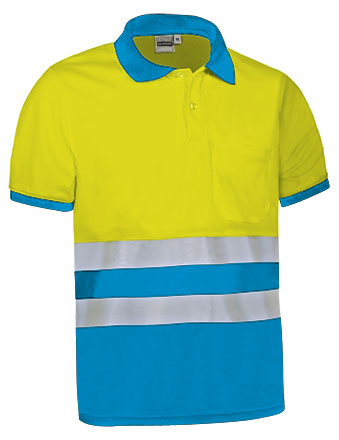 fluo yellow-tropical blue