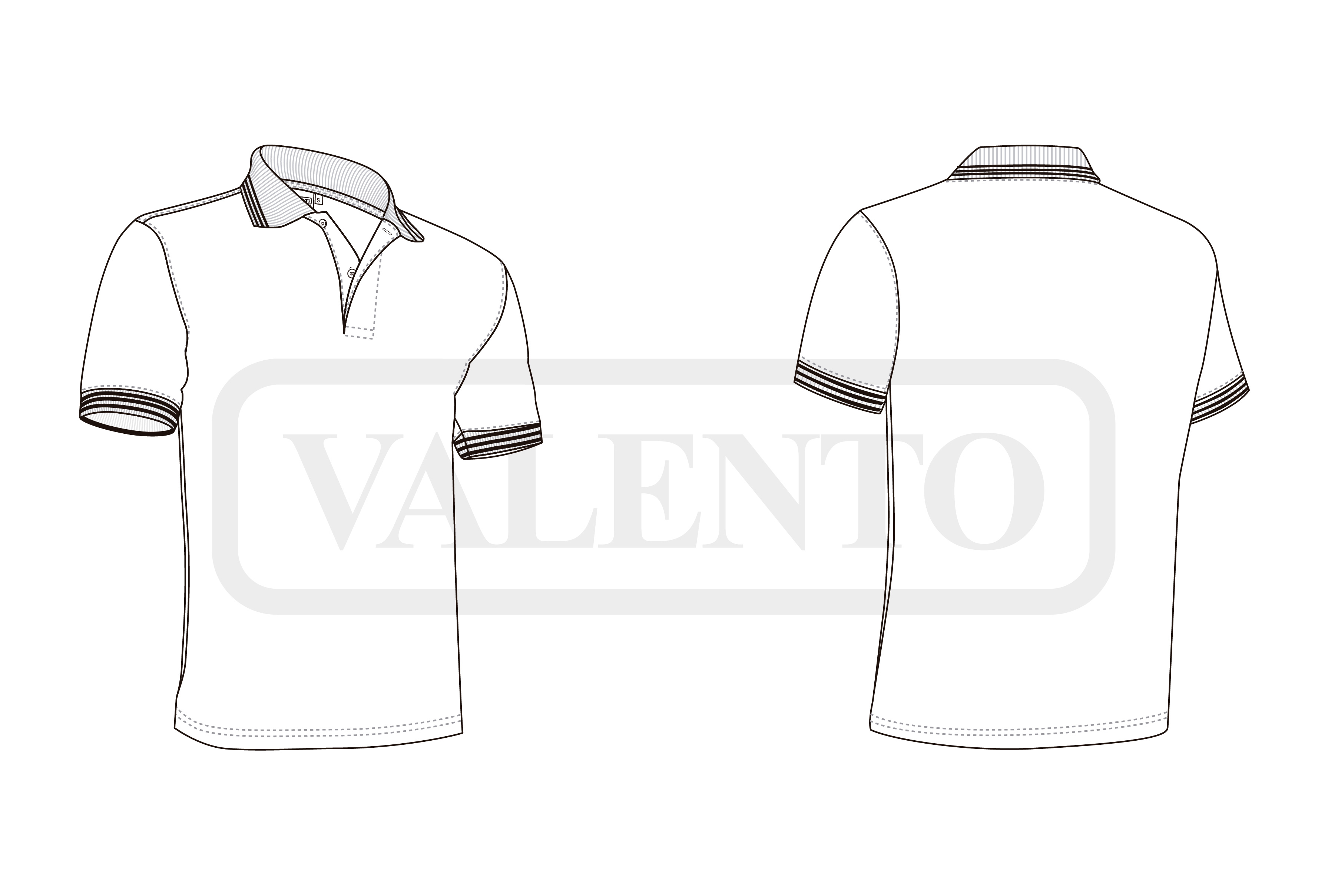 esquema Polo krótki rękaw MAASTRICHT