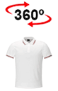 vista 360<sup>0</sup> Polo krótki rękaw SAGANO