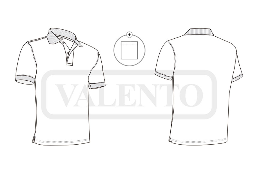 esquema Polo krótki rękaw PATROL