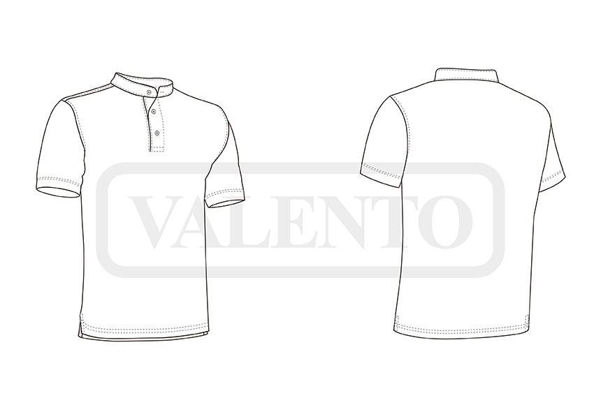 esquema Polo krótki rękaw YACHT