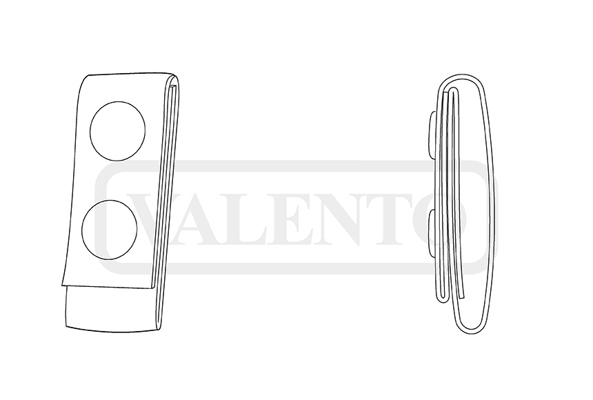 esquema Pasador cinturón CLARK