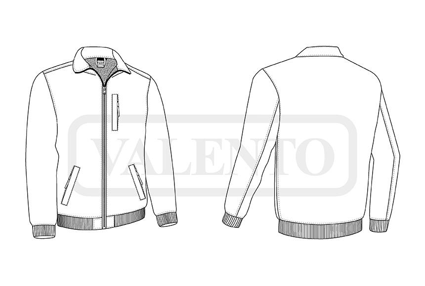 esquema Chaqueta softshell EPSILON