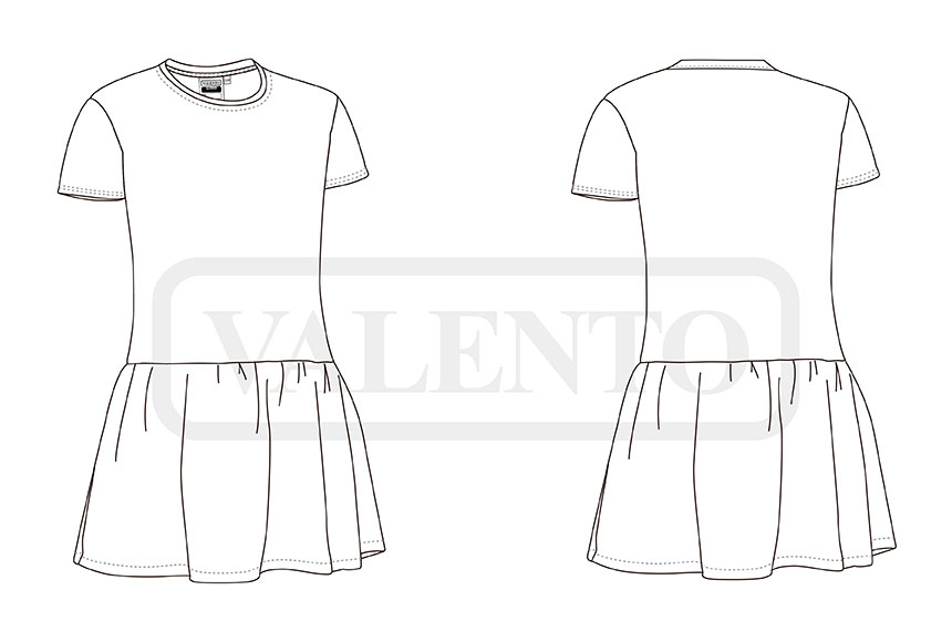 esquema Sukienka dziecięca SUNNY