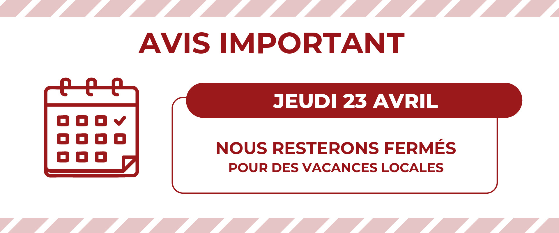 AVISO IMPORTANTE