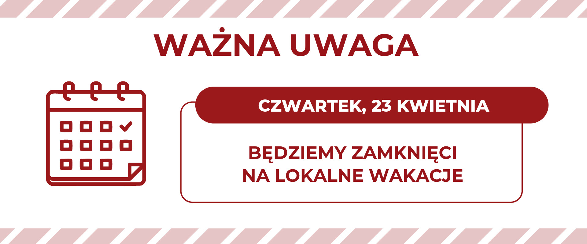 AVISO IMPORTANTE
